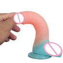 Luminous Silicone Material Dildos Fluorescent Fake Penis Big Dick Male Genitalia Sex Toy For 18 Adult Women Wife Gift Girlfriend