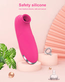 Clit Sucker Vibrator Vacuum Sucking Vibrating Clitoris Nipples Stimulator Female Masturbator Adult Goods Sex Toy for Women