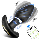 Anal Plug Vibrator Gay Anal Dildo Toy Butt PlugMasturbation Tool APP Control Penetration Anal Vagina Vibration Men Women Sex Toy