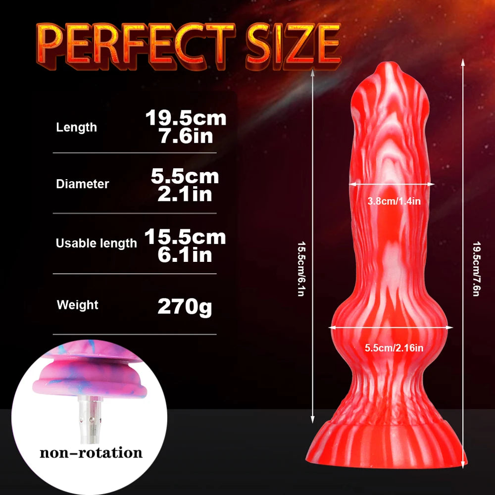 FREDORCH Silicone Anal Dildos for Vac-u-Lock Sex Machine Animal dildos Realistic Adult Masturbation big Horse Dildo No rotation