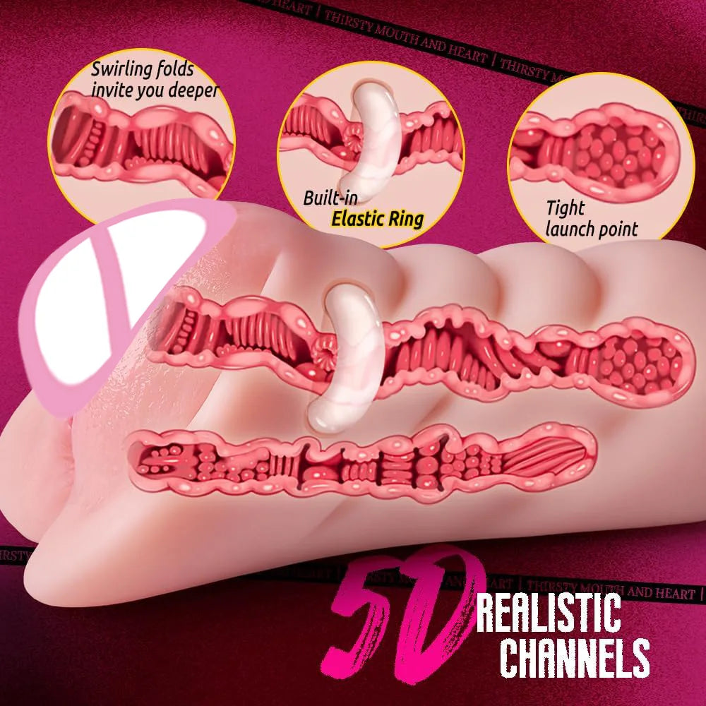 Pocket Pusssy for Men Silicone Vagina Anal Realistic Masturbator Sex Toys For Sex Machine Jerkmate Adult toys Sex shop