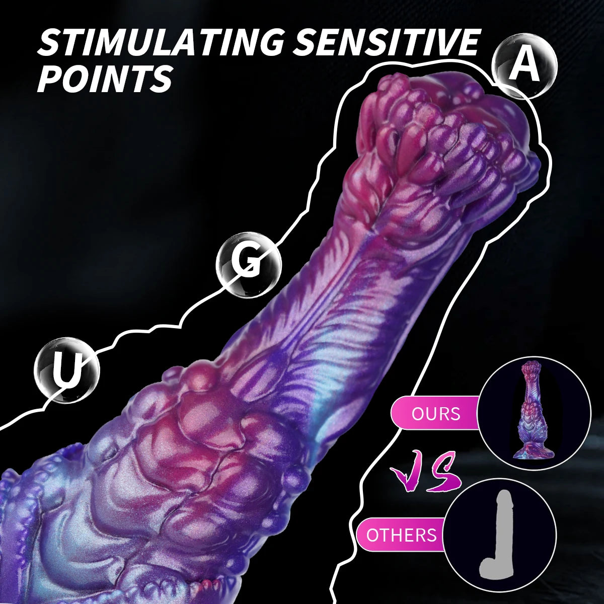 Monster Dildo Fantasy Anal Dildos P Spot Stimulator Prostate Massage Alien Penis Buttplug For Women Men Adult Sex Toy Shop 18+