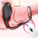 Vibrating Prostate Massager for Men Remote Control Butt Plug Anal Vibrator Cock Ring for Gay Anal Plug Sex Toy for Men Women
