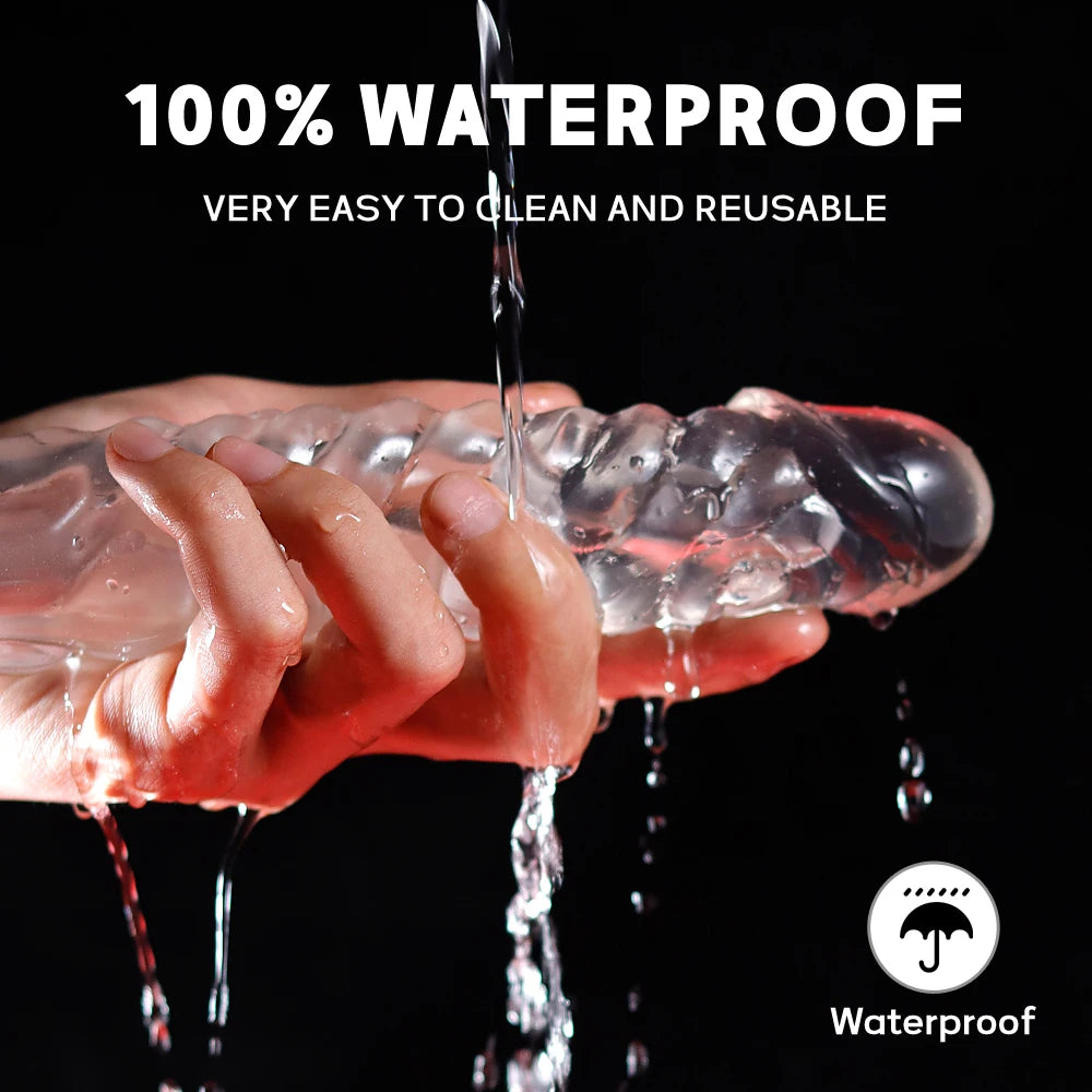 Male Enlargement Delay Vibrators  Penis Sleeve Extensions Condom Cock Ring Vibrating Clits Massager Sexy Adult Sex Toys For Men