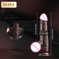 Wearable Realistic Dildo Sliding Skin Testicles Anal Vagina Sexy sex toys Adult Masturbation Big Penis For Women Sex Toys Dildos