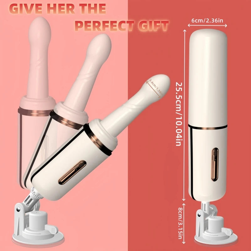 Pull and insert dildo vibrator Female G-spot anal dildo machine 7 vibratory thrust modes Intelligent heating couple anal toys