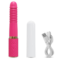 Automatic Telescopic Thrusting Realistic Dildo Vibrator for Women Sex Machine G Spot Clitoral Anal Stimulation Sex Toys Adult 18