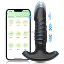 Thrusting Anal Vibrator Men Bluetooth APP Vibrator Remote Control Telescopic Prostate Massager Male Prostate Stimulator