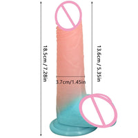 Luminous Silicone Material Dildos Fluorescent Fake Penis Big Dick Male Genitalia Sex Toy For 18 Adult Women Wife Gift Girlfriend