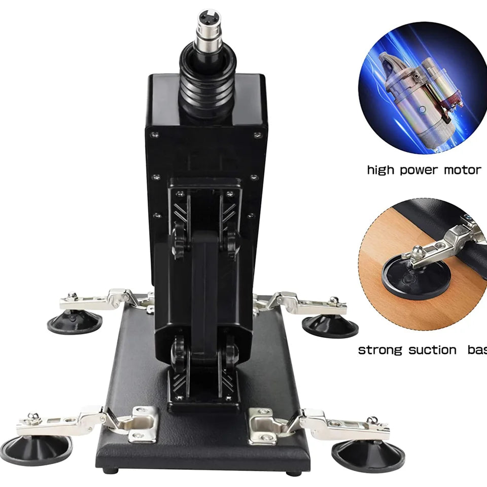 ROUGH BEAST Sex Machine for Women Automatic Men Hand Free Masturbation Machine With 3XLR Dildos Attachments Telescopic Sex Toys