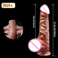 Wearable Realistic Dildo Sliding Skin Testicles Anal Vagina Sexy sex toys Adult Masturbation Big Penis For Women Sex Toys Dildos