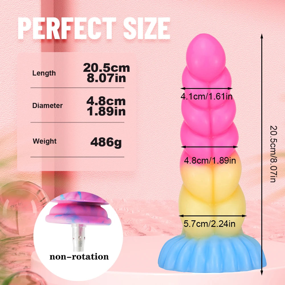 FREDORCH Silicone Anal Dildos for Vac-u-Lock Sex Machine Animal dildos Realistic Adult Masturbation big Horse Dildo No rotation