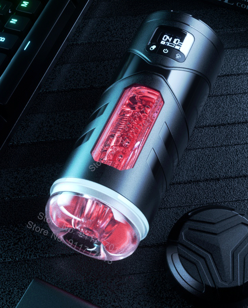 Automatic Heated Sucking Male Blowjob Masturbation Machine Vagina Pocket Suction Sex Toys Adult Goods for Man Masturbators Cup