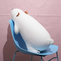 Cute Doll Automatic Thrusting Vibrating Sex Machine for Women Polar Bear Pillow Remote Control 360 Rotation Simulation Sex Toys