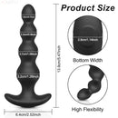 360° Rotation Anal Beads  Vibrating Butt Plug Vibrator Male Prostate Massager Anal Plug Stimulator Sex Toys for Women Men