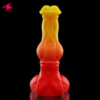 Nothosuar FAXI Fantasy Sex Toys iig Dog Knot Dildo Canine Penis Butt Plug For Men and Women Anal Trainner Fisting Game Sex Shop