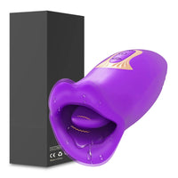 Sex Toy G Spot Vibrator for Women Clitoris Stimulator Dildo Vibrator Tongue Licking Vagina Vibration Masturbator Adult Toys 18+