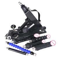 ROUGH BEAST Sex Machine for Women Automatic Men Hand Free Masturbation Machine With 3XLR Dildos Attachments Telescopic Sex Toys