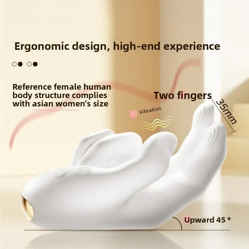 G-spot Vibrator Vagina Massager Wholesale Realistic Finger Flapping Clit Stimulator Heating Flexible Hands Sex Toy for Women 18+