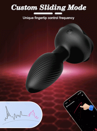 Anal Plug Vibrator Gay Anal Dildo Toy Butt PlugMasturbation Tool APP Control Penetration Anal Vagina Vibration Men Women Sex Toy