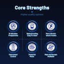 Remote Control Metal Anal Plug Vibrating Electric Shock Stimulator - Steel Adult Sex Toy for Couples, Butt Plug for Men Women